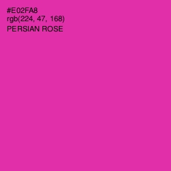 #E02FA8 - Persian Rose Color Image