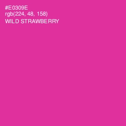 #E0309E - Wild Strawberry Color Image