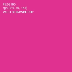 #E03190 - Wild Strawberry Color Image