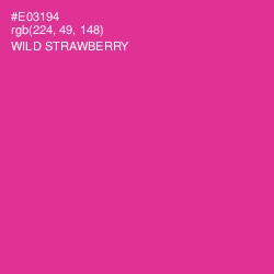 #E03194 - Wild Strawberry Color Image