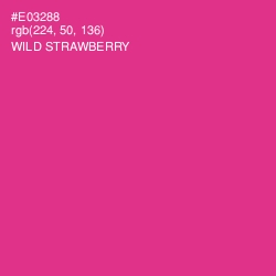 #E03288 - Wild Strawberry Color Image