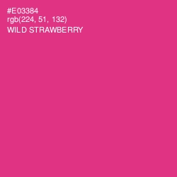 #E03384 - Wild Strawberry Color Image