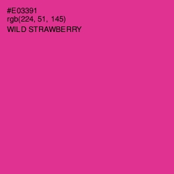 #E03391 - Wild Strawberry Color Image