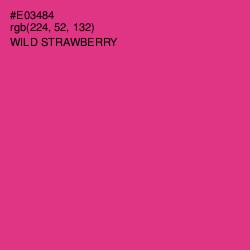 #E03484 - Wild Strawberry Color Image