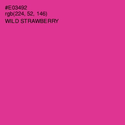 #E03492 - Wild Strawberry Color Image