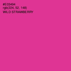 #E03494 - Wild Strawberry Color Image