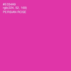 #E034A9 - Persian Rose Color Image