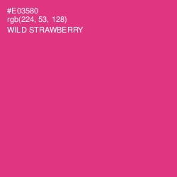 #E03580 - Wild Strawberry Color Image