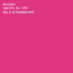 #E03681 - Wild Strawberry Color Image