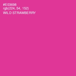 #E03698 - Wild Strawberry Color Image