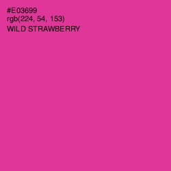 #E03699 - Wild Strawberry Color Image