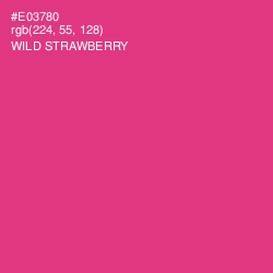 #E03780 - Wild Strawberry Color Image