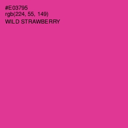 #E03795 - Wild Strawberry Color Image