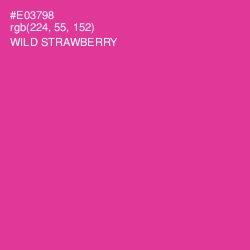 #E03798 - Wild Strawberry Color Image