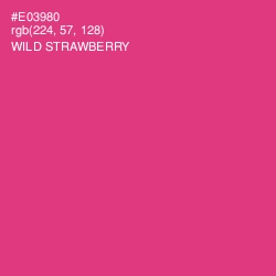 #E03980 - Wild Strawberry Color Image
