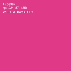 #E03987 - Wild Strawberry Color Image