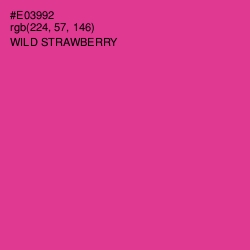 #E03992 - Wild Strawberry Color Image