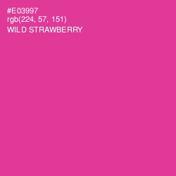 #E03997 - Wild Strawberry Color Image