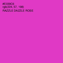 #E039C6 - Razzle Dazzle Rose Color Image