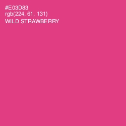 #E03D83 - Wild Strawberry Color Image