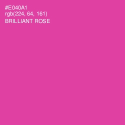 #E040A1 - Brilliant Rose Color Image