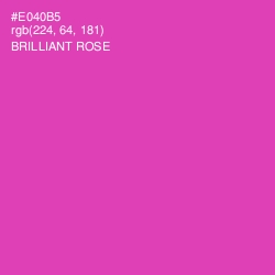 #E040B5 - Brilliant Rose Color Image