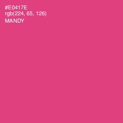 #E0417E - Mandy Color Image