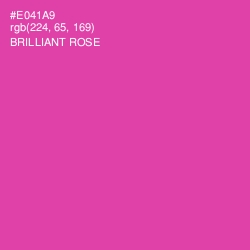 #E041A9 - Brilliant Rose Color Image