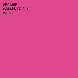 #E0488E - French Rose Color Image