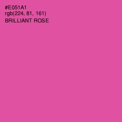 #E051A1 - Brilliant Rose Color Image