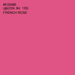 #E05485 - French Rose Color Image