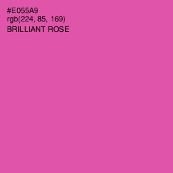 #E055A9 - Brilliant Rose Color Image
