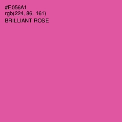 #E056A1 - Brilliant Rose Color Image