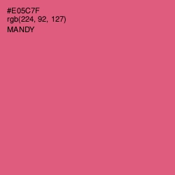 #E05C7F - Mandy Color Image