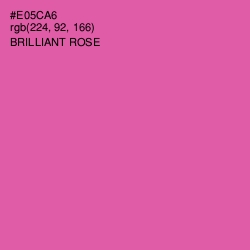 #E05CA6 - Brilliant Rose Color Image