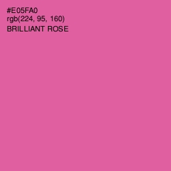 #E05FA0 - Brilliant Rose Color Image