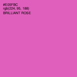 #E05FBC - Brilliant Rose Color Image