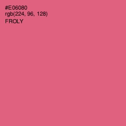 #E06080 - Froly Color Image