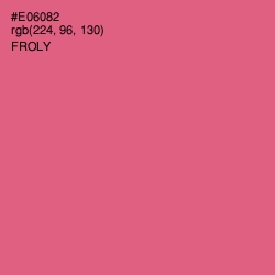 #E06082 - Froly Color Image