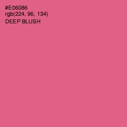 #E06086 - Deep Blush Color Image