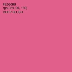 #E0608B - Deep Blush Color Image