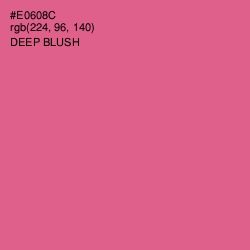 #E0608C - Deep Blush Color Image