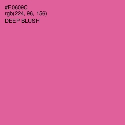 #E0609C - Deep Blush Color Image