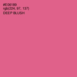 #E06189 - Deep Blush Color Image