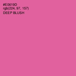 #E0619D - Deep Blush Color Image