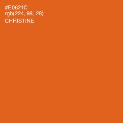 #E0621C - Christine Color Image