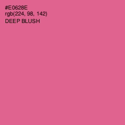 #E0628E - Deep Blush Color Image