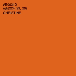 #E0631D - Christine Color Image