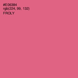 #E06384 - Froly Color Image