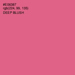 #E06387 - Deep Blush Color Image